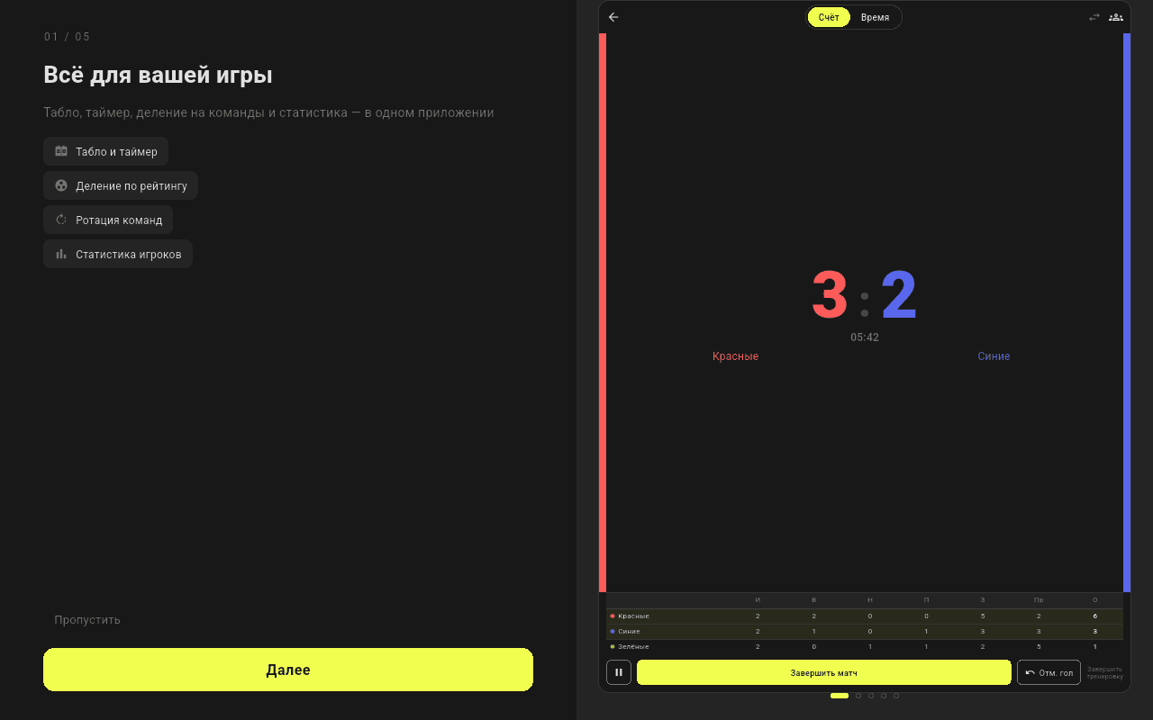 Онбординг Tablo